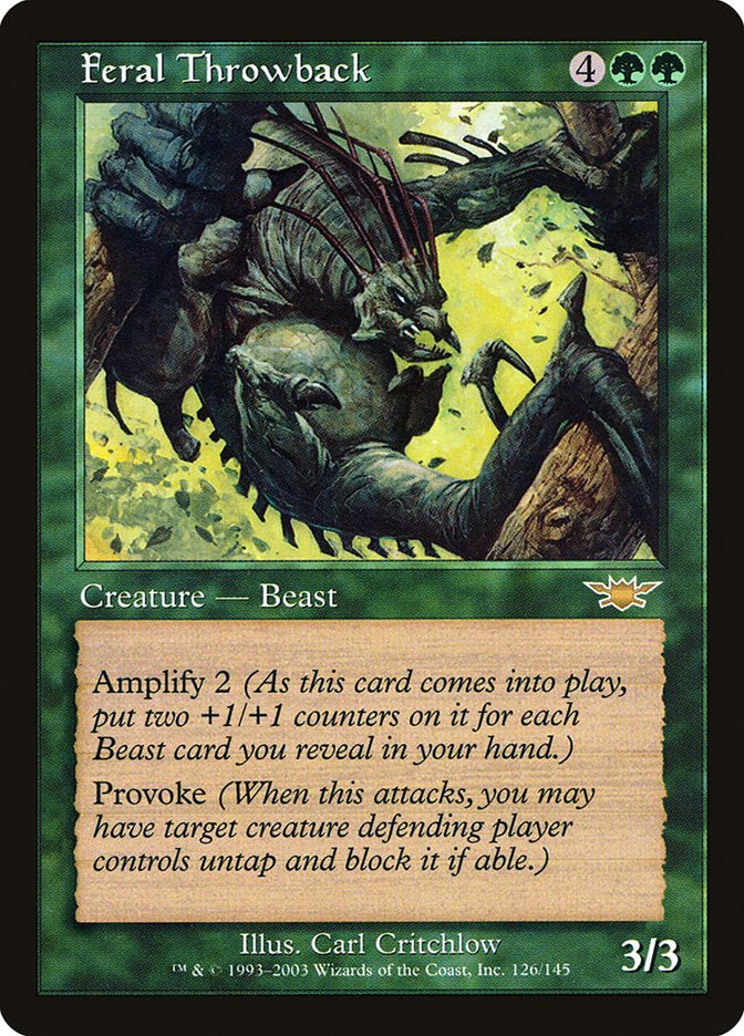 Feral Throwback [Legions] - Bea DnD Games