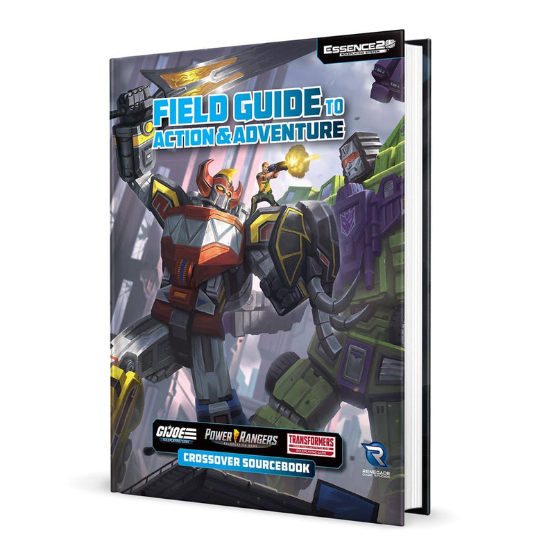Field Guide To Action & Adventure | GIJoe - Power Rangers - Transformers Crossover Rule Book - Bea DnD Games