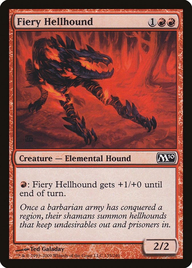 Fiery Hellhound [Magic 2010] - Bea DnD Games