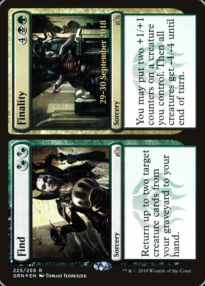 Find // Finality [Guilds of Ravnica Prerelease Promos] - Bea DnD Games