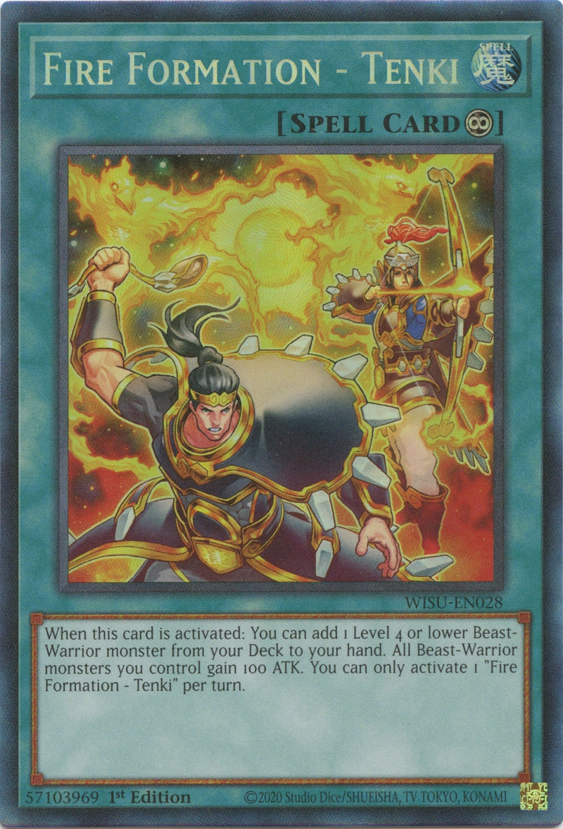 Fire Formation - Tenki [WISU-EN028] Collector's Rare - Bea DnD Games