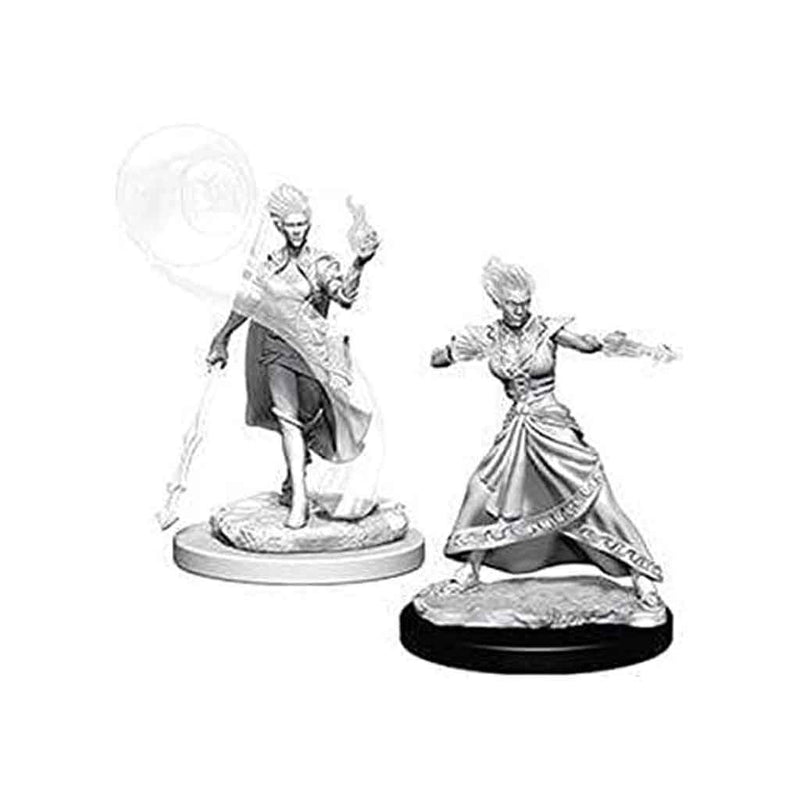 Fire Genasi Female Wizard Nolzurs Marvelous Unpainted Miniatures - Bea DnD Games