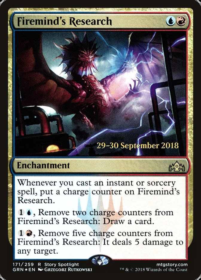 Firemind's Research [Guilds of Ravnica Prerelease Promos] - Bea DnD Games