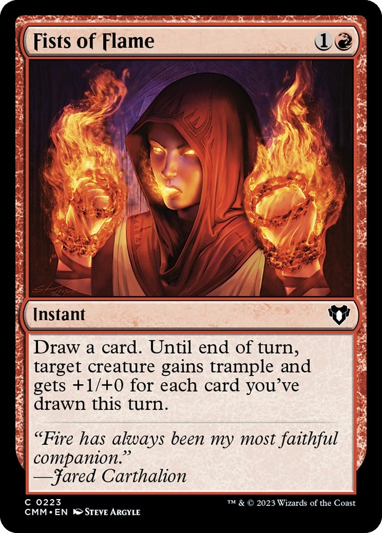 Fist of Flame [Commander Masters] - Bea DnD Games