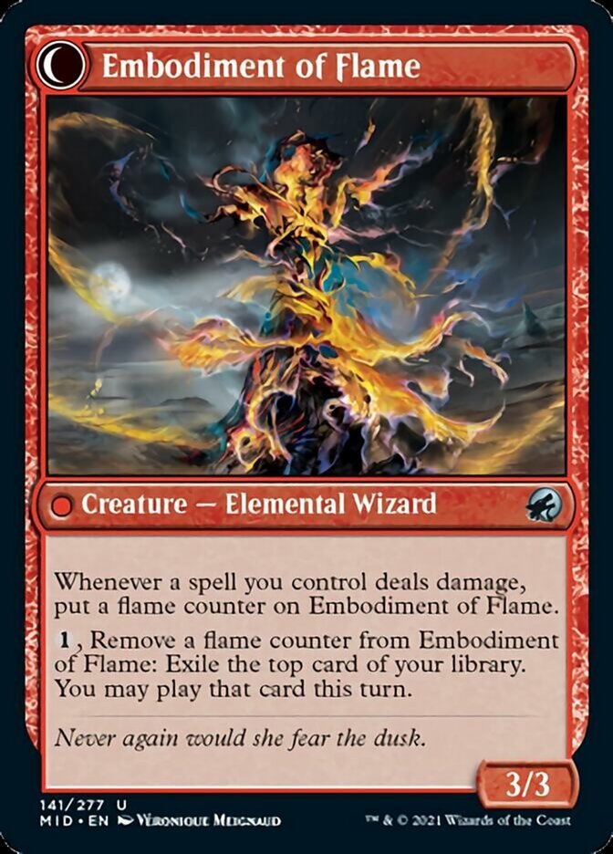 Flame Channeler // Embodiment of Flame [Innistrad: Midnight Hunt] - Bea DnD Games