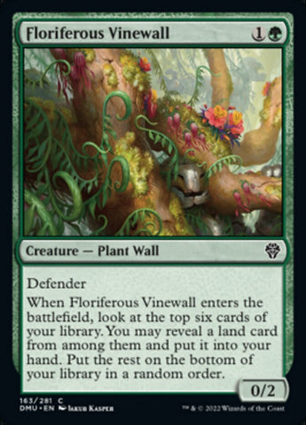 Floriferous Vinewall [Dominaria United] - Bea DnD Games