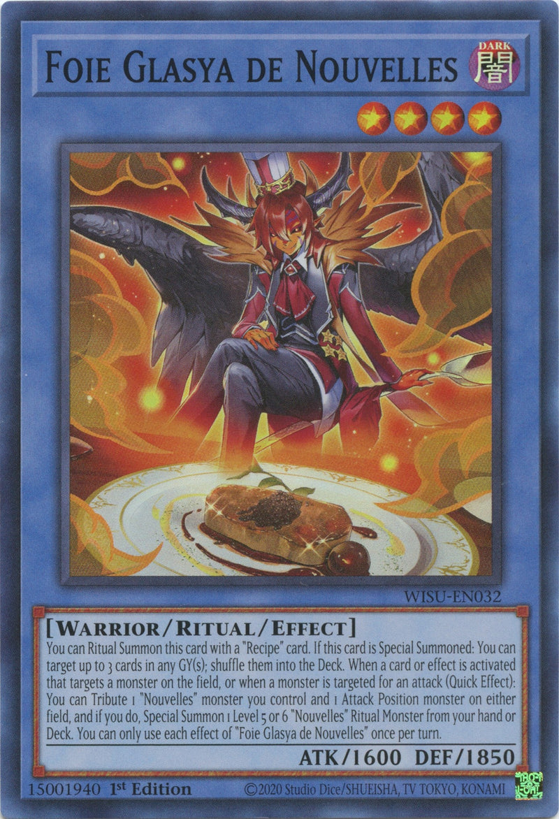 Foie Glasya de Nouvelles [WISU-EN032] Super Rare - Bea DnD Games