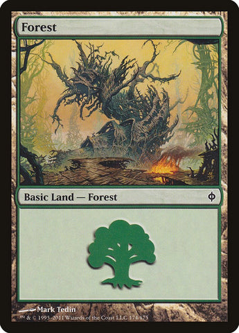 Forest (174) [New Phyrexia] - Bea DnD Games