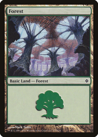 Forest (175) [New Phyrexia] - Bea DnD Games