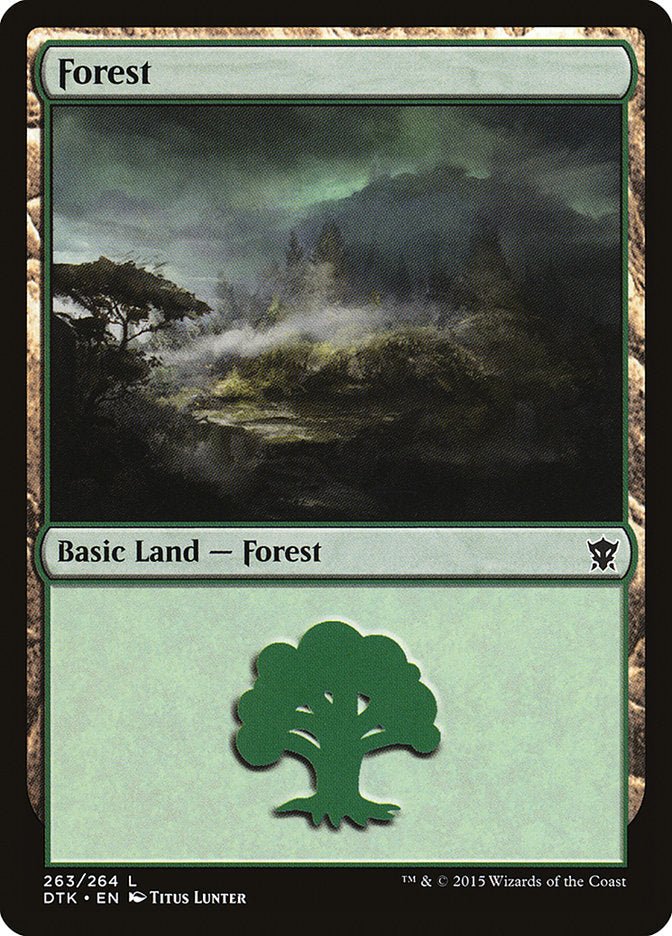 Forest (263) [Dragons of Tarkir] - Bea DnD Games