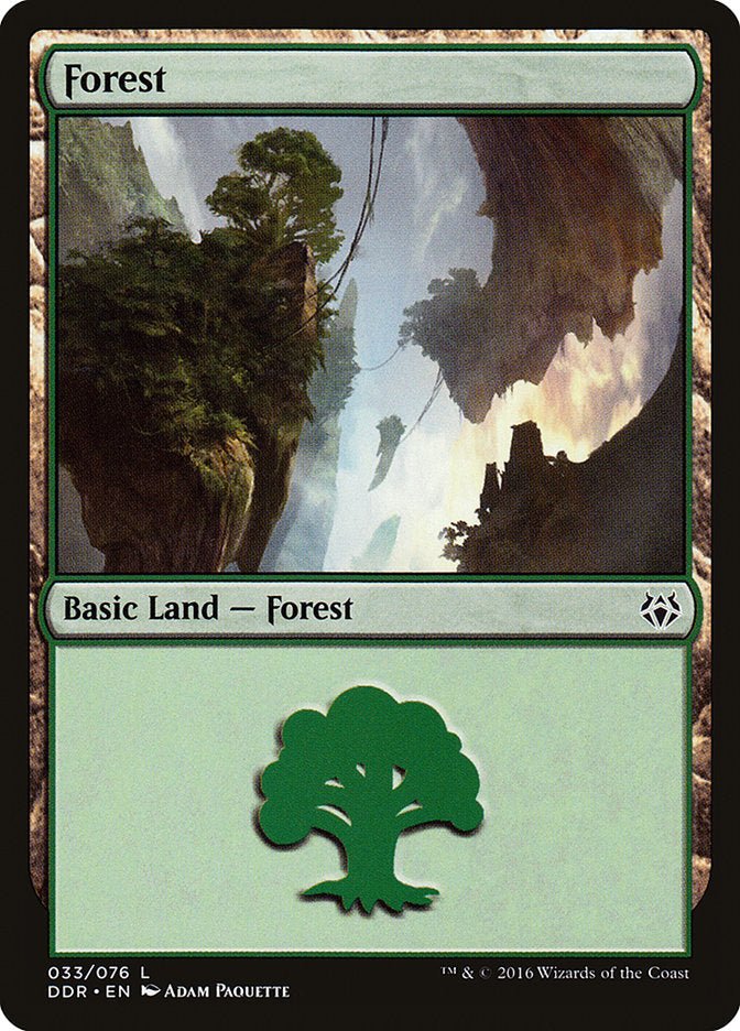 Forest (33) [Duel Decks: Nissa vs. Ob Nixilis] - Bea DnD Games