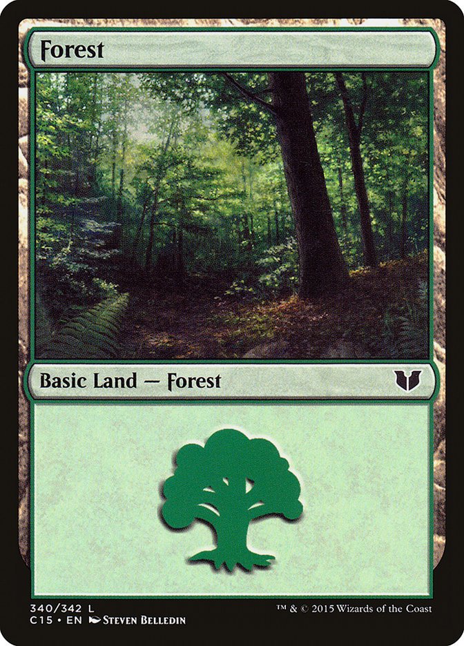Forest (340) [Commander 2015] - Bea DnD Games