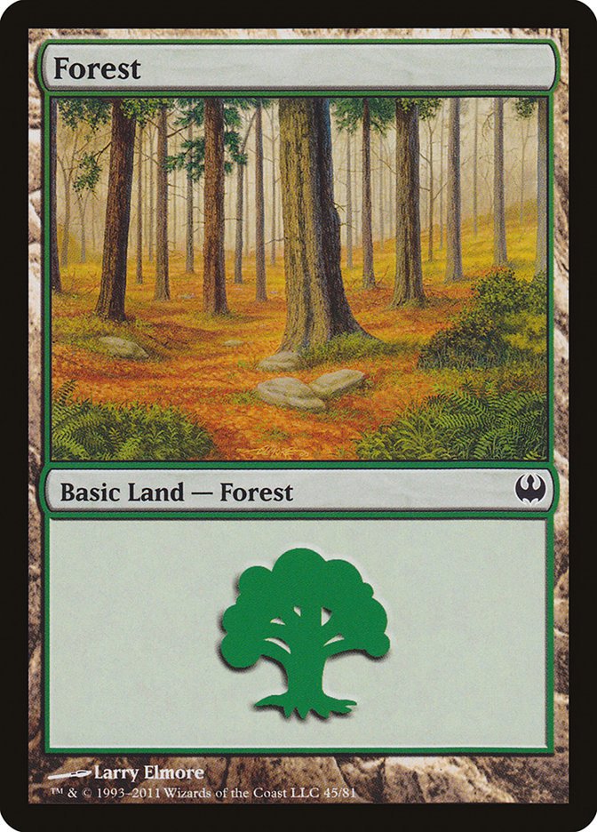 Forest (45) [Duel Decks: Knights vs. Dragons] - Bea DnD Games