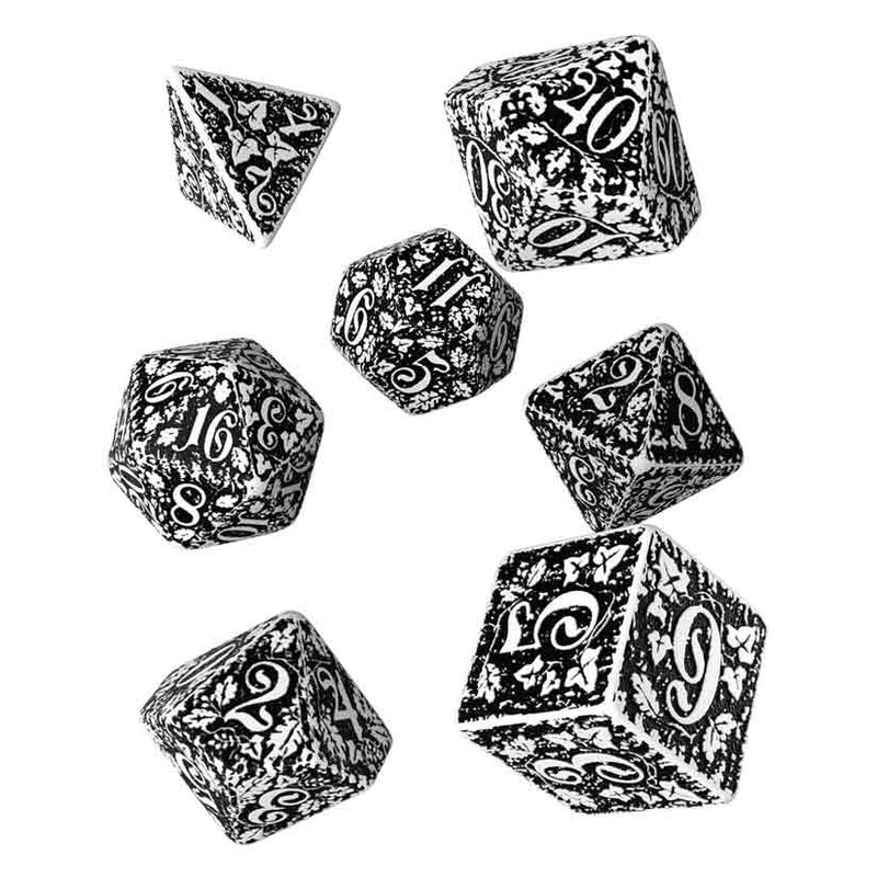 Forest - 7pc Polyhedral Dice Set by Q Workshop - Bea DnD Games