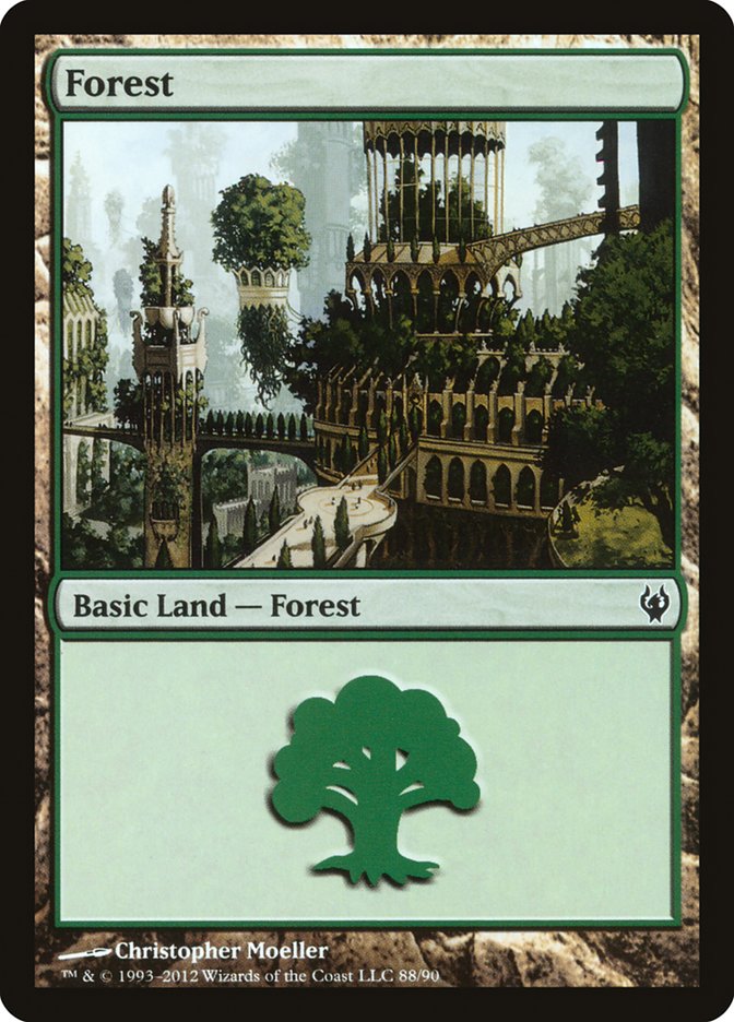 Forest (88) [Duel Decks: Izzet vs. Golgari] - Bea DnD Games