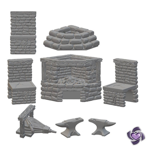 Forge | BeaMini Unpainted RPG Miniatures - Bea DnD Games