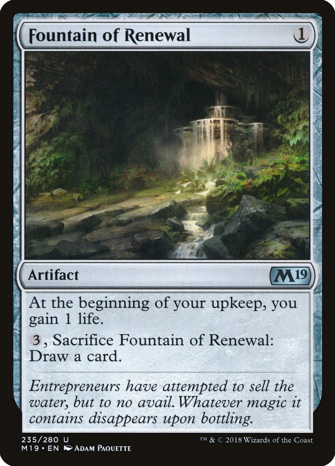 Fountain of Renewal [Core Set 2019] - Bea DnD Games