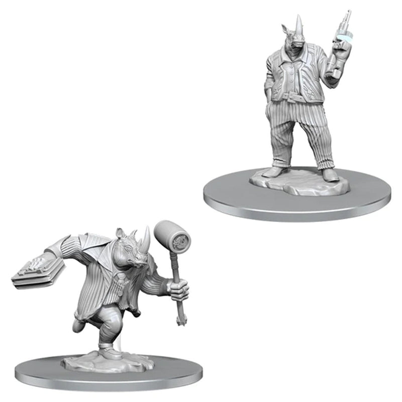 Freelance Muscle and Rhox Pummeler - Magic the Gathering Unpainted Miniatures - Bea DnD Games