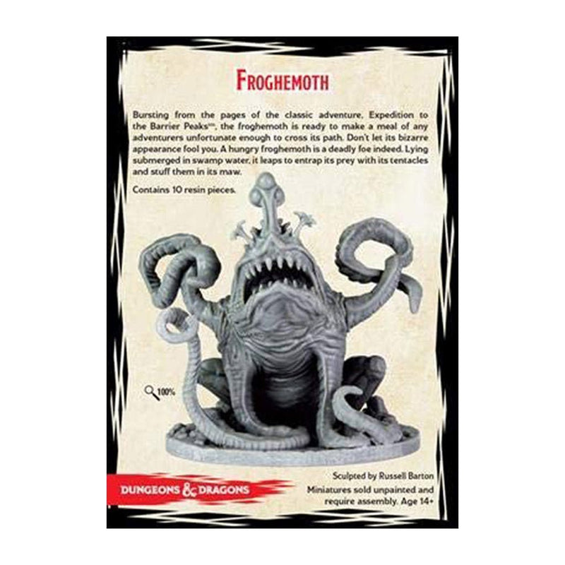 Froghemoth - Limited Edition - D&D Collectors Series Unpainted Miniatures - Bea DnD Games