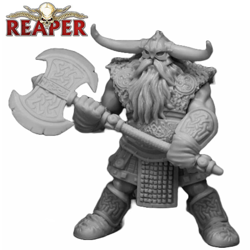 Frost Giant Bodyguard - Dark Heaven Bones Unpainted Miniatures by Reaper Miniatures - Bea DnD Games