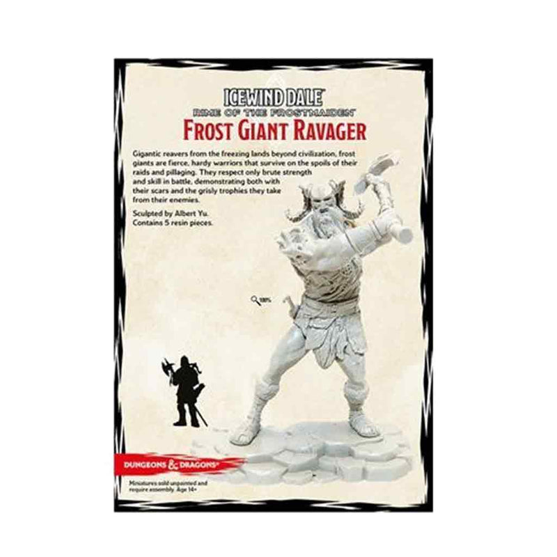 Frost Giant Ravager - Icewind Dale Rime of the Frostmaiden D&D Collectors Series Unpainted Miniatures - Bea DnD Games