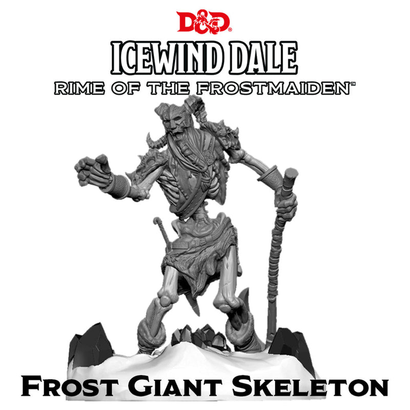 Frostmaiden Frost Giant Skeleton - D&D Collectors Series Unpainted Miniatures - Bea DnD Games