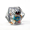 Frosty The Snowman - Handmade 33mm D20 Dice - Bea DnD Games