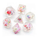 Fruitful Dice - 7 Piece Polyhedral Dice Set + Dice Bag - Bea DnD Games