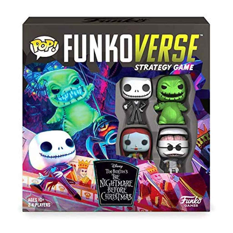 Funkoverse The Nightmare Before Christmas - 4 Pack Expandalone Strategy Board Game - Bea DnD Games