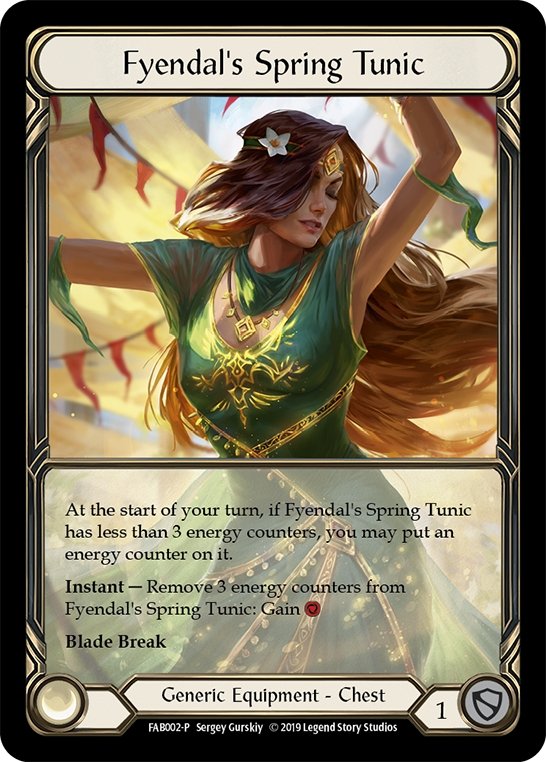 Fyendal's Spring Tunic [FAB002] (Promo) Rainbow Foil - Bea DnD Games