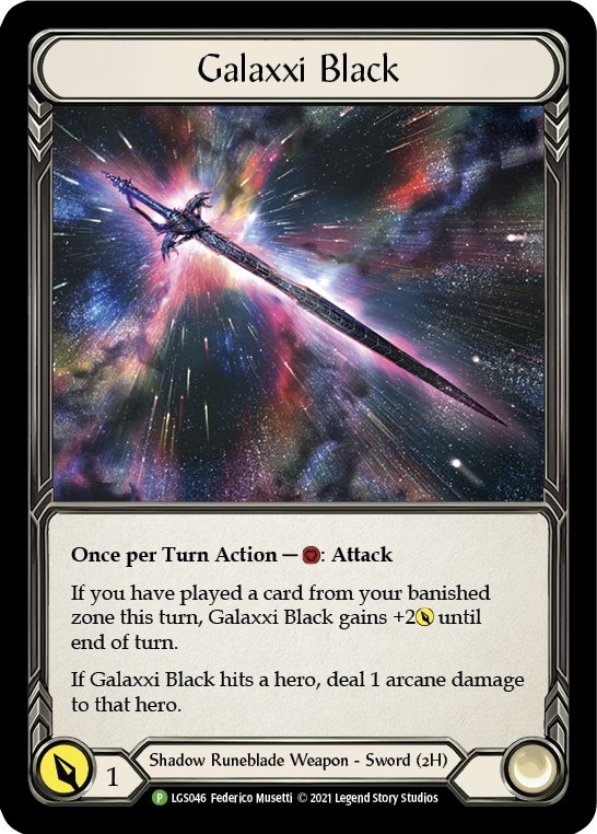 Galaxxi Black [LGS046] (Promo) Cold Foil - Bea DnD Games