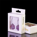 Galaxy D20 (Pink) Pendant Earrings - Bea DnD Games