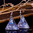 Galaxy D4 (Purple) Pendant Earrings - Bea DnD Games