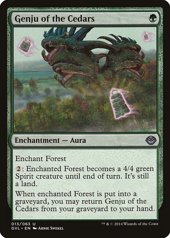 Genju of the Cedars (Garruk vs. Liliana) [Duel Decks Anthology] - Bea DnD Games