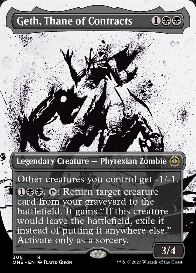 Geth, Thane of Contracts (Borderless Ichor) [Phyrexia: All Will Be One] - Bea DnD Games