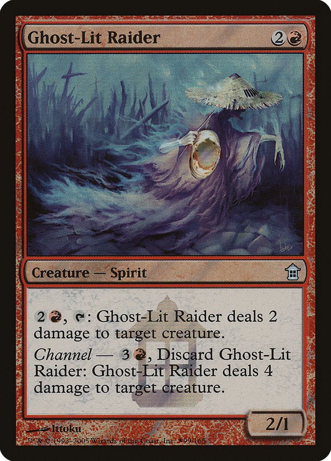 Ghost-Lit Raider [Saviors of Kamigawa Promos] - Bea DnD Games