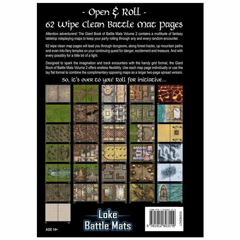 Giant Book of Battle Mats Vol 2 - Bea DnD Games