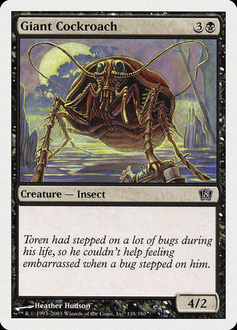 Giant Cockroach [Eighth Edition] - Bea DnD Games