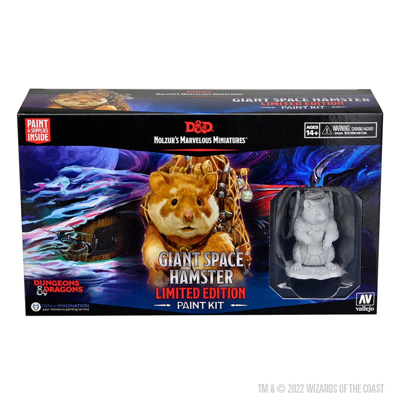 Giant Space Hamster Limited Edition Paint Night Kit Marvelous Unpainted Miniatures - Bea DnD Games