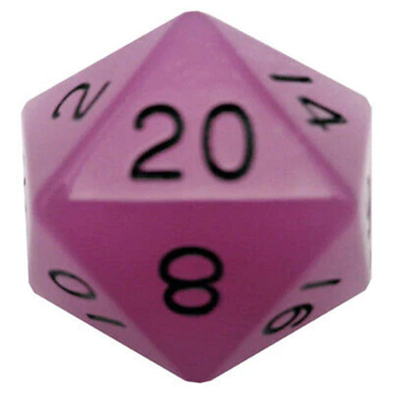 Glow in The Dark Mega D20 (35mm) by Metallic Dice Games - Bea DnD Games