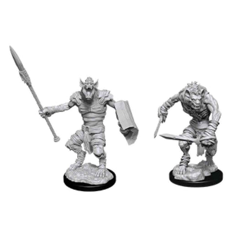 Gnoll & Gnoll Flesh Gnawer Nolzur's Marvelous Unpainted Miniatures - Bea DnD Games