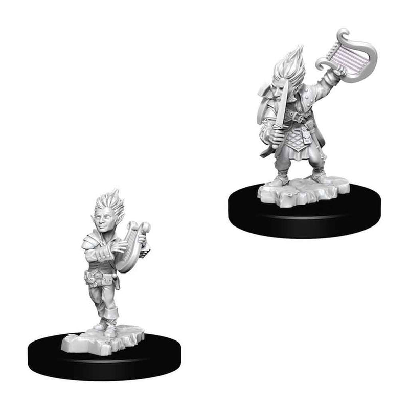 Gnome Male Bard Deep Cuts Unpainted Miniatures - Bea DnD Games