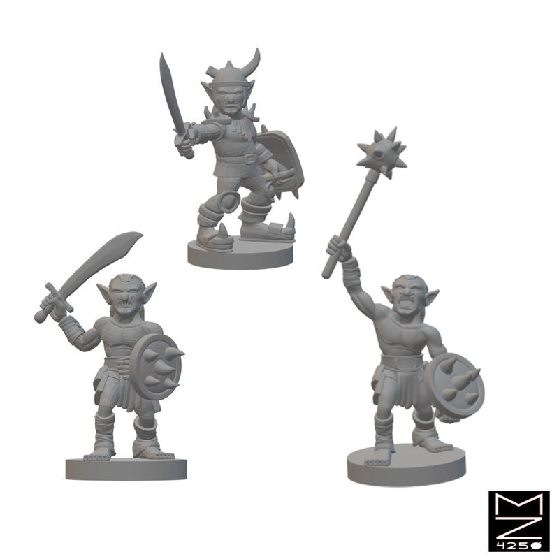 Goblin Band 1 | BeaMini Unpainted D&D Miniatures - Bea DnD Games