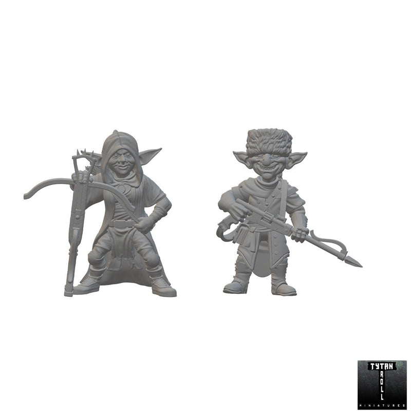 Goblin Rangers | BeaMini Unpainted RPG Miniatures - Bea DnD Games
