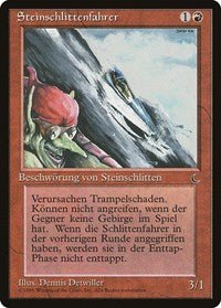 Goblin Rock Sled (German) - "Steinschlittenfahrer" [Renaissance] - Bea DnD Games