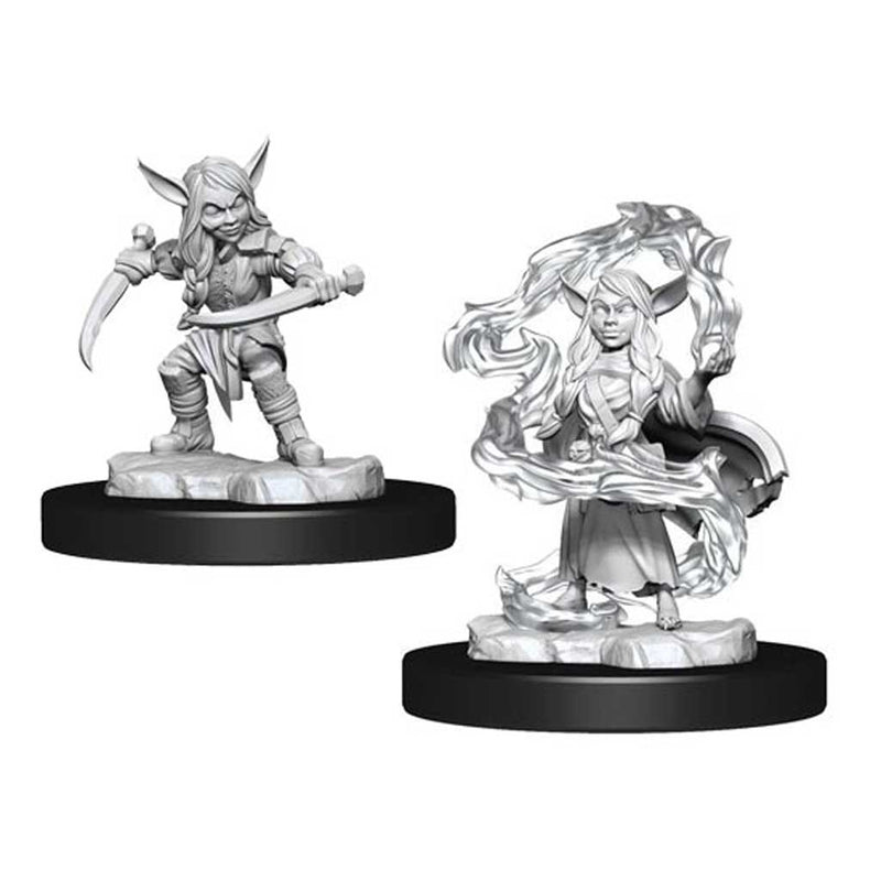 Goblin Sorcerer and Rogue (Female) Critical Role Unpainted Miniatures - Bea DnD Games