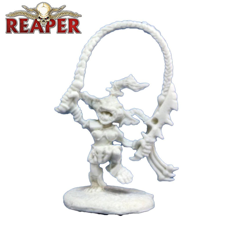 Goblin Warchanter - Pathfinder Bones Unpainted Miniatures by Reaper Miniatures - Bea DnD Games