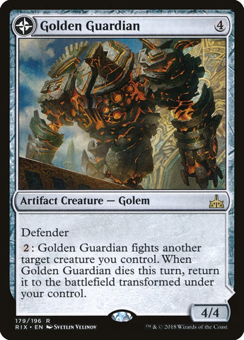 Golden Guardian // Gold-Forge Garrison [Rivals of Ixalan] - Bea DnD Games
