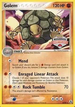 Golem (6/92) (Regional Championship Promo) [EX: Legend Maker] - Bea DnD Games