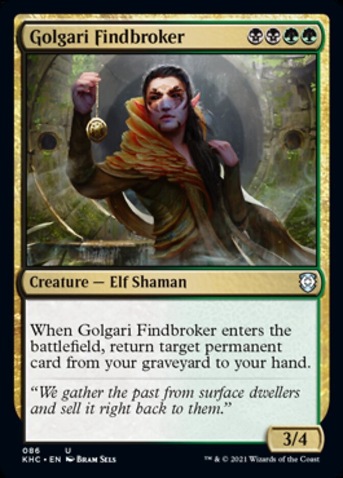 Golgari Findbroker [Kaldheim Commander] - Bea DnD Games